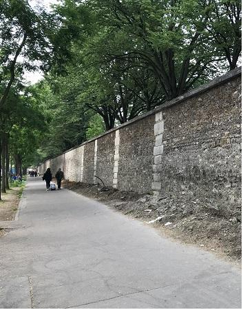 Mur de cimetiere