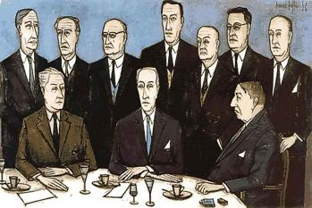 Jury goncourt par bernard buffet 1955