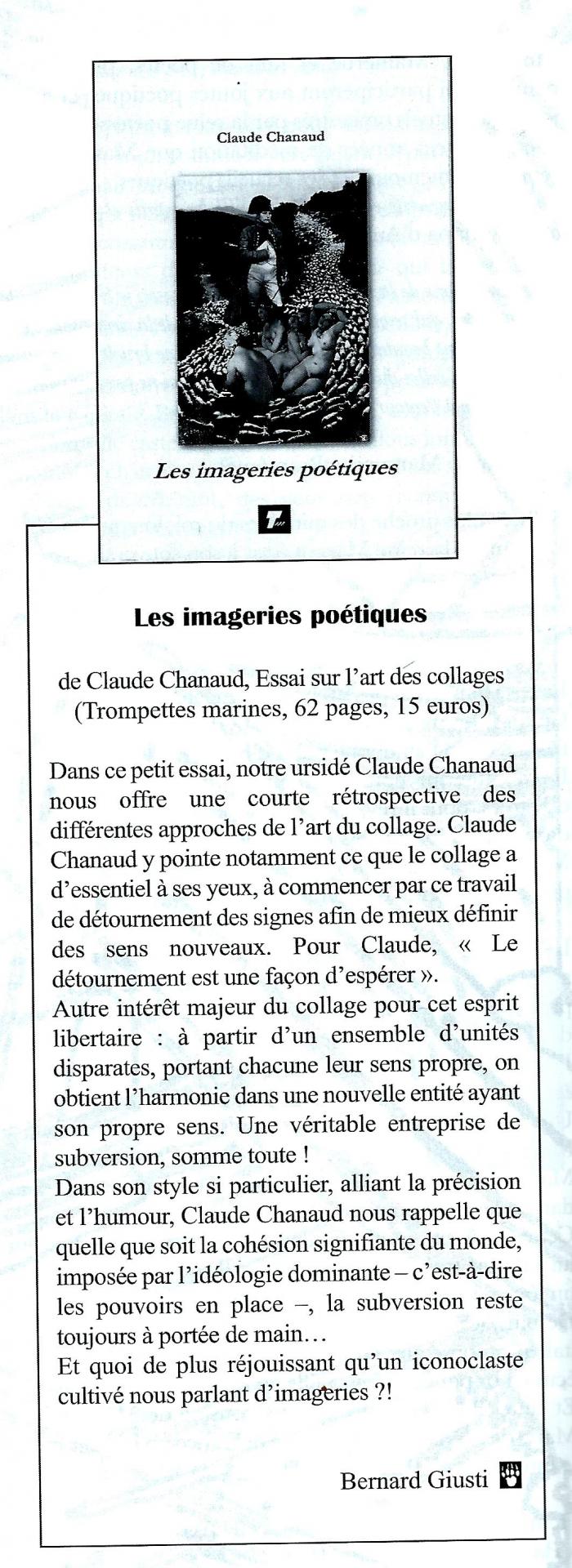 Pub livre de claude pub les chemins de traverses