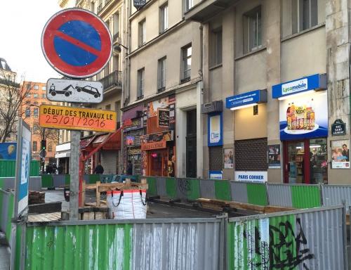 Travaux gare de l est